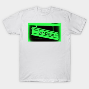 San Dimas Avenue, San Dimas, California by Mistah Wilson T-Shirt